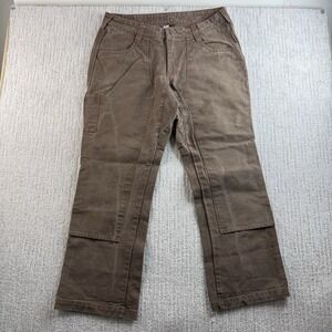 Red Ant Pants Men's Size 36x31 Curvy Cut Brown Carpenter Canvas